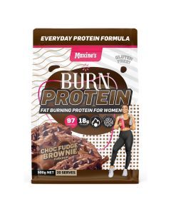 Maxines Burn Protein Choc Fudge Brownie 500g