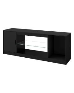Levede TV Stand Entertainment Unit TV Cabinet Stand Storage with LED 140cm Black