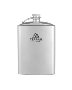 TERRAN Titanium Hip Flask 260ml