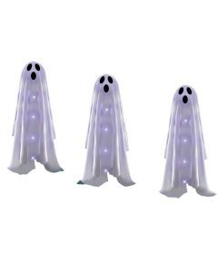 Halloween Garden Lights Solar Ghost LED Decor Set