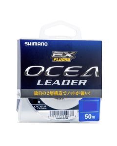 50m Spool of 4lb Shimano EX Fluoro Ocea Leader Fluorocarbon Fishing Leader