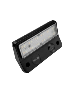 123mm DUAL LED LIGHT 12V AWNING LIGHT AMBER/WHITE LIGHTS WITH SWITCH BLACK IP67