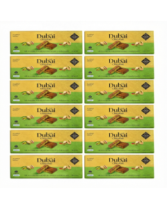 12x Hugos Dubai Chocolate Block Bulk Pack (Milk Chocolate filled with Pistachio Cream & Knafeh) - 100g