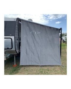 Caravan privacy screen end wall / side sun shade