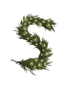 Pine Pre-Lit Christmas Wreath