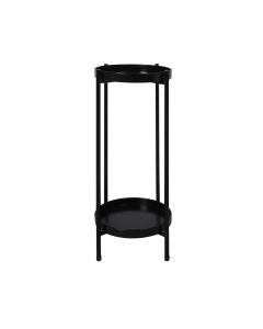 Levede 2 Tier Plant Stand Outdoor Indoor Metal Flower Pot Rack Garden Shelf