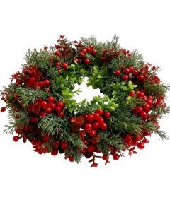 Luxury Christmas Wreath Red Berries Pine Cones