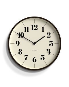 Newgate Mr Clarke Clock Dark Wood Hopscotch Dial