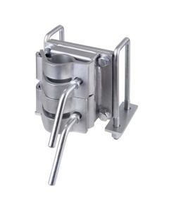 Optitec Compact Double Clamp Bracket – for drawbar 50mm width x 150mm height