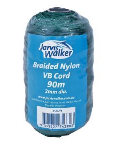 Jarvis Walker 2mm Braided Nylon VB Cord - 90 Metres