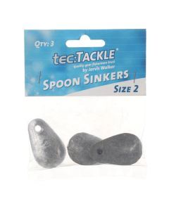 3 Pack of Jarvis Walker Size 2 Spoon Sinkers