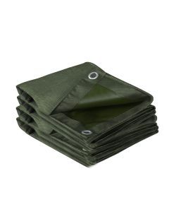 Manan Canvas Tarp Camping Tarpaulin Heavy Duty Sun Shelter Canopy Waterproof 2m