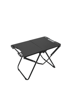 Portable Folding Camping Table Iron Table Black