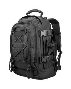 Tactical MOLLE Backpack Heavy-Duty Rucksack Black
