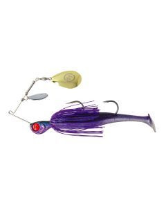 TT Lures 1oz Tornado+ Double Colorado Rigged Spinnerbait Lure - PURPLE DEMON