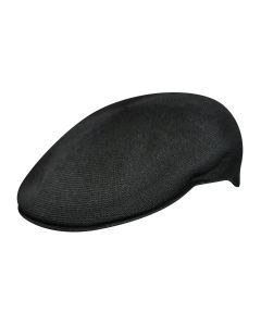 Kangol Tropic Mens 504 Ivy Cap - Black (Classic Summer Flat Driving Hat 0287BC)