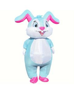 Inflatable Cartoon Rabbit Costume for Adults
