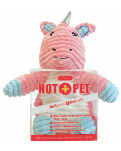Hot+Pet Unicorn Microwaveable Silicone Heat Pack Therapy - Pink