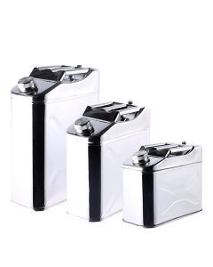 Stainless Steel Jerry Can / 5 Sizes with Built-in Spout