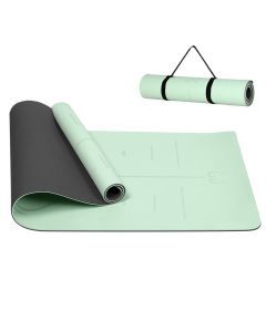 Centra Yoga Mat Non-Slip Fitness Exercise Workout Home Pilates Floor Green