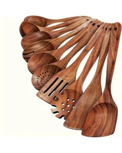 Teak Wood Cookware Set (10pcs)