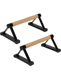 Wooden Push-Up Bars Handstand Calisthenics Bars