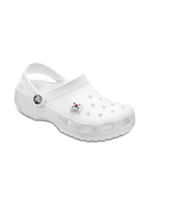 1x Crocs South Korea Flag Jibbitz Charm - 100% Authentic