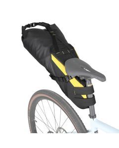 14L Waterproof Bike Saddle Bag Stable Removable Dry Bag Yellow