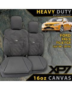 Ford Falcon XR6/8 FG & FGX Heavy Duty XP7 Canvas 2x Front Seat Covers