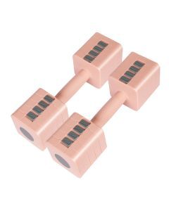 Centra A Pair 2.8kg-10kg Adjustable Dumbbells With Metal Weight Block Set Pink