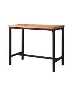 Levede High Bar Table Vintage Industrial Solid Wood Kitchen Cafe Desk 120x50cm