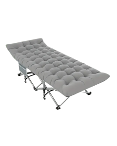 Folding Camp Cot with Mattress
