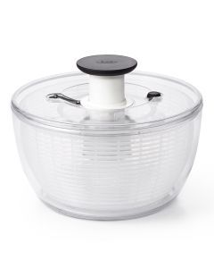 OXO Good Grips Salad Spinner 4.0 – One-Hand Pump Brake Bowl Lettuce Dryer BPA-Free Dishwasher Safe