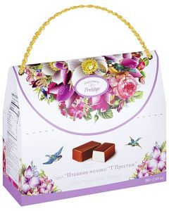 200g Prestige Ptashine Moloko Tsukerki Gift (Vanilla & Creme Brulee in Chocolate) - From Ukraine