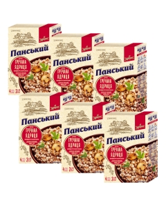 2.4kg Ukrainian Buckwheat Groats Roasted Kasha GMO Free (24x100g) Grechka Sachets