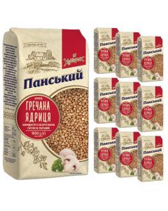 10kg Ukrainian Buckwheat Groats Roasted Kasha GMO-Free 10000g (10 x 1000g) Grechka