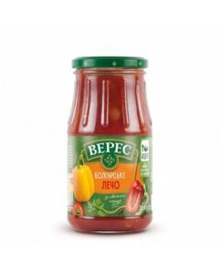 VERES 500g Bulgarian Lecho Roasted Capsicum Peppers & Tomato Relish Spread - Product of Ukraine