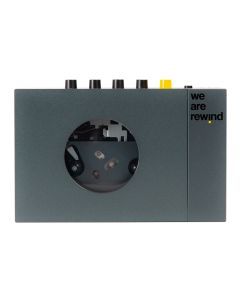 We Are Rewind Portable Cassette Player & Recorder - Keith, Grey