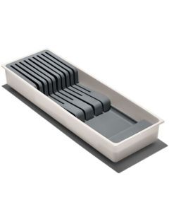 OXO GG Knife Drawer Organiser Compact Tray Holds 9 Knives Non-Slip Removable Insert