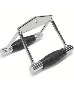 Ergonomic V-Shaped Pull Down Bar with Drawstring Bag & 21-Day Workout Tracker(Black)