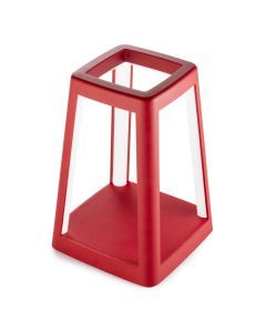 Lexon Lantern Portable Lamp With Built-In Wireless Charger - Red