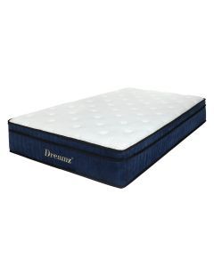 Dreamz Spring Mattress 7 Zone Pocket Medium Firm Memory Foam 34cm King Single