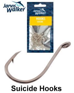 1 Packet of Jarvis Walker Nickel Suicide Octopus Fishing Hooks