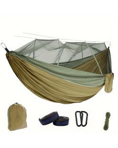 Double Camping Hammock with Mosquito Net