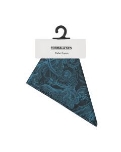 Formalaties Tapestry Jade Pocket Square (Floral Print Handkerchief)