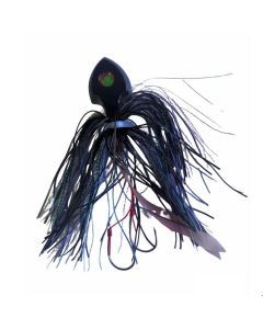 120gm Surecatch Diamond Ball Fast Sinking Deepwater Jig with Assist Hooks -Black