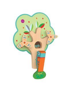Oribel VertiPlay Wall Toy: Busy Woodpecker knocker