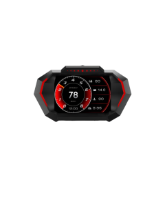 Car Speedometer Head Up Display HUD GPS OBD2 Slope Met Black