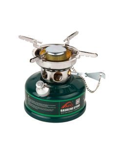 Camping Gasoline Oil Stove with Silencer Green