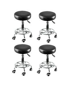 Levede 4x Swivel Salon Barstool Hairdressing Stool Barber Chair Equipment Beauty